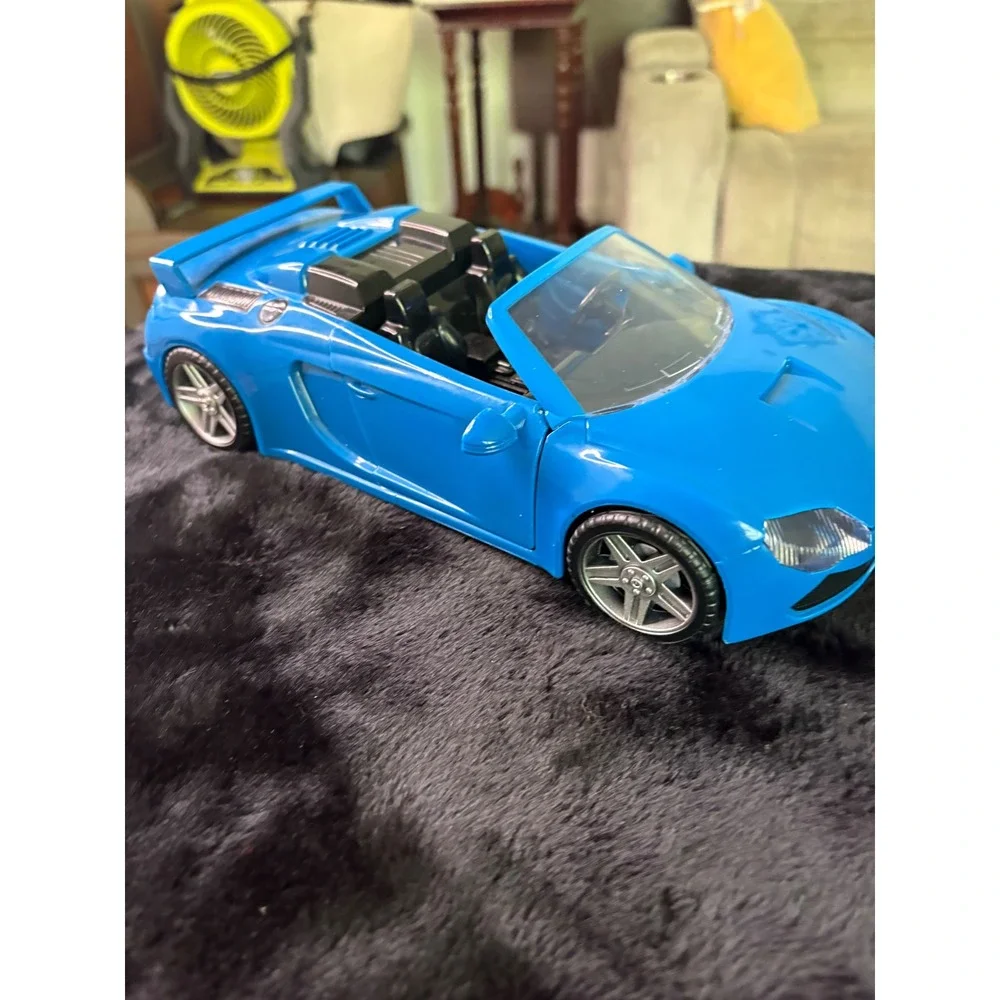 Driven by Battat Blue Convertible Sports Car Toy Vehicle Supercar Style